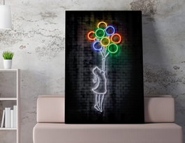 Wallity WY224 Lienzo Decorativo Multicolor 50 x 70 cm